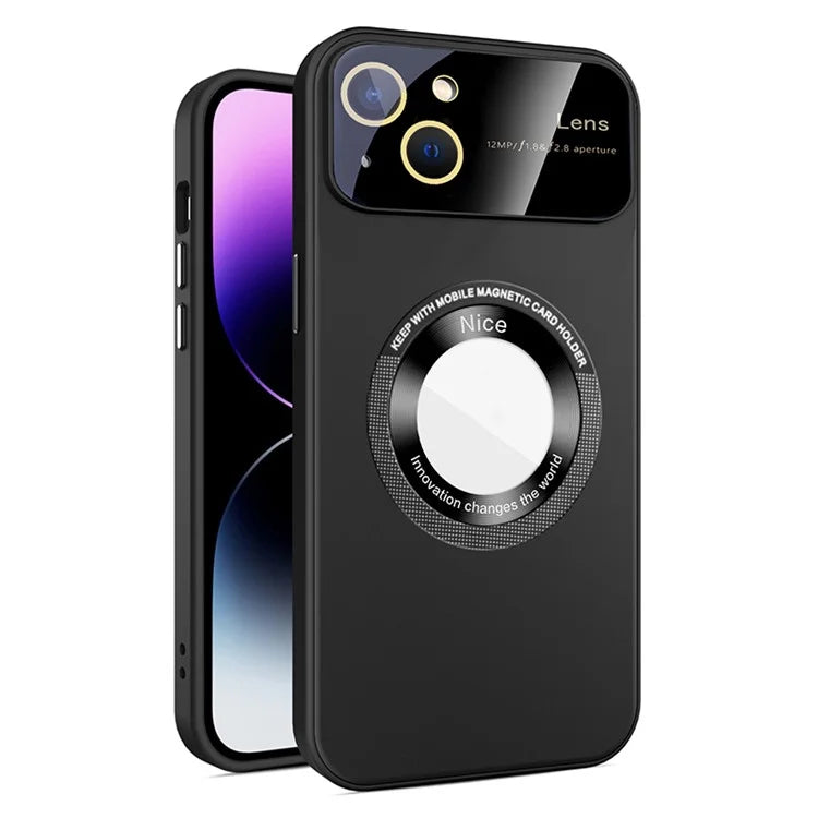For iPhone 14 Plus Magnetic Case Compatible with MagSafe PC+TPU Phone Cover