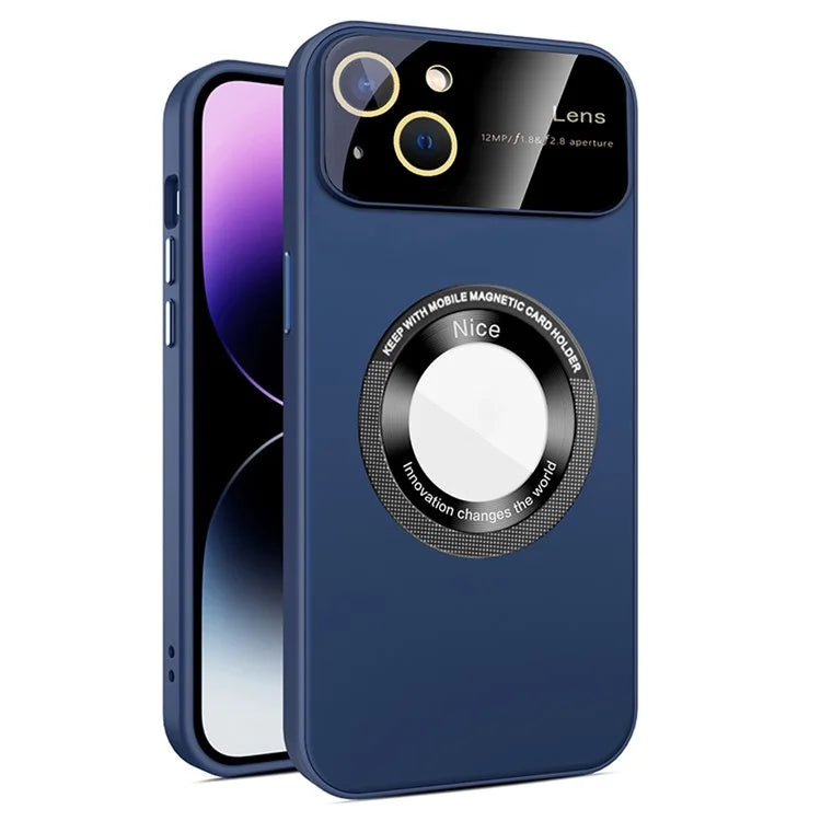For iPhone 14 Plus Magnetic Case Compatible with MagSafe PC+TPU Phone Cover