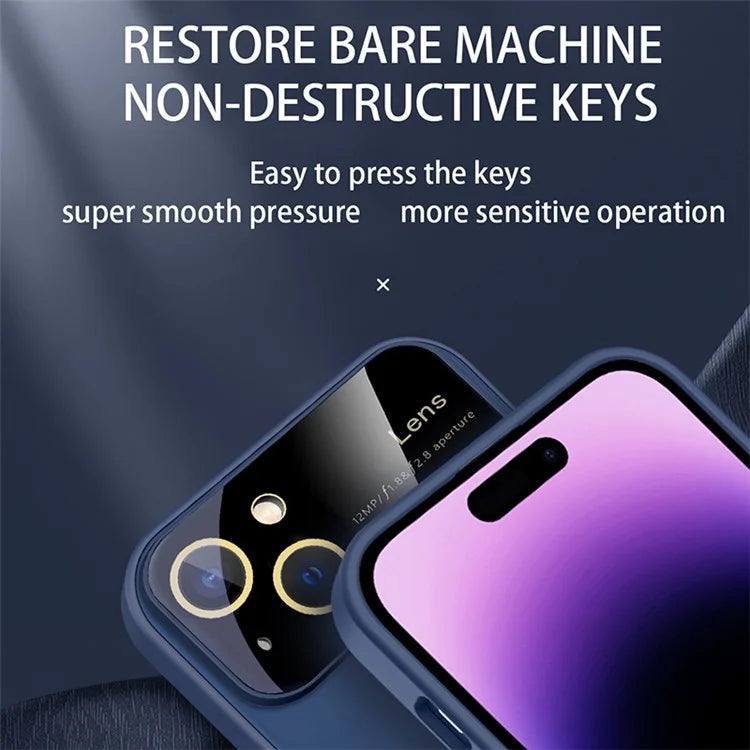 For iPhone 14 Plus Magnetic Case Compatible with MagSafe PC+TPU Phone Cover