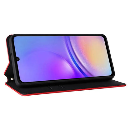 For Samsung Galaxy A05 4G Case Magnetic Closing PU Leather Stand Cover