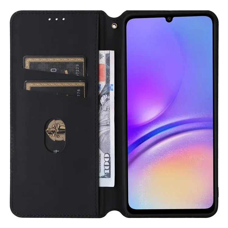 For Samsung Galaxy A05 4G Case Magnetic Closing PU Leather Stand Cover
