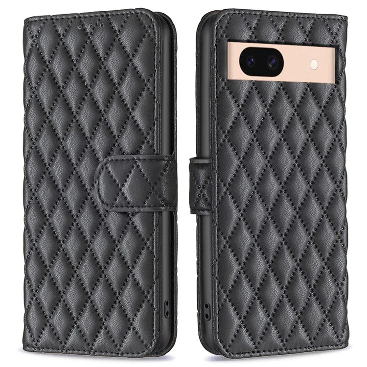 BINFEN COLOR BF Style-14 For Google Pixel 8a Case Wallet Stand Leather Cover