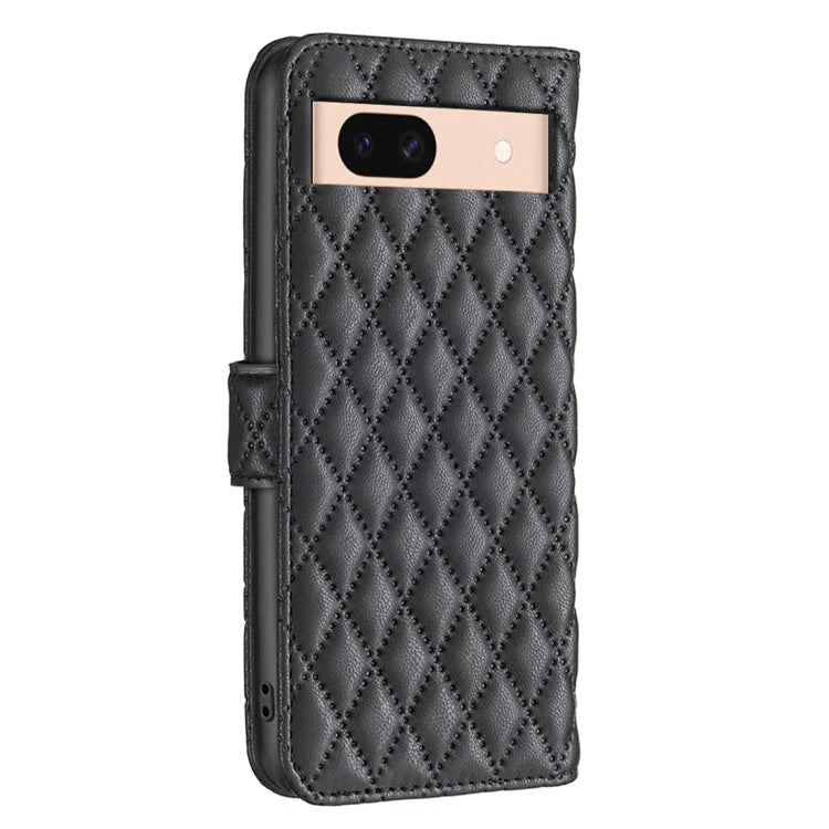 BINFEN COLOR BF Style-14 For Google Pixel 8a Case Wallet Stand Leather Cover