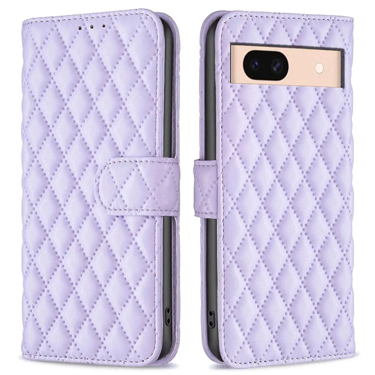 BINFEN COLOR BF Style-14 For Google Pixel 8a Case Wallet Stand Leather Cover