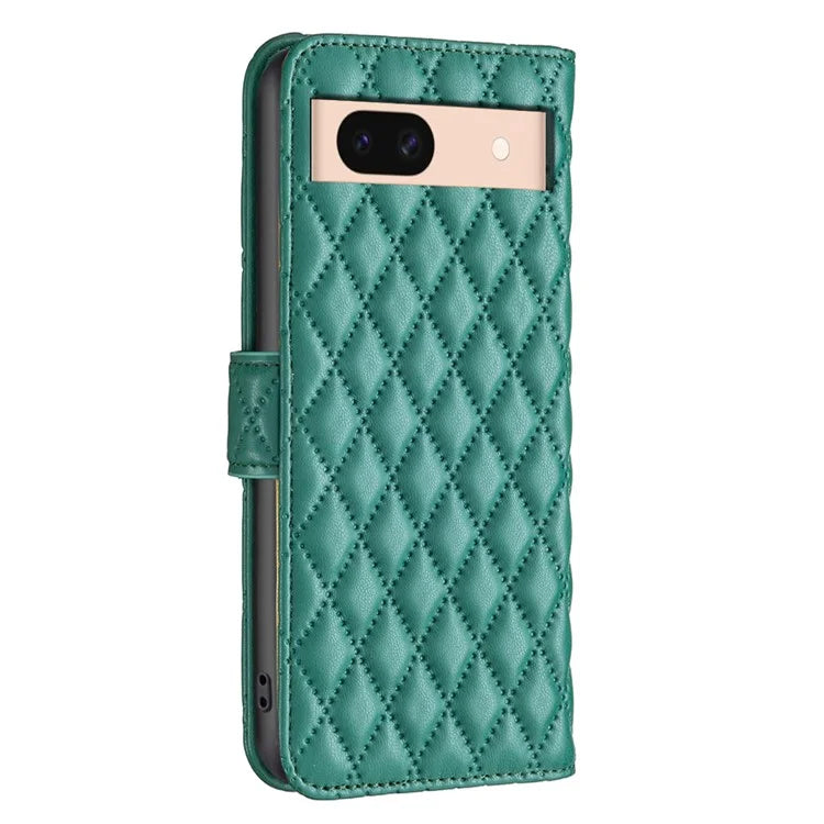 BINFEN COLOR BF Style-14 For Google Pixel 8a Case Wallet Stand Leather Cover