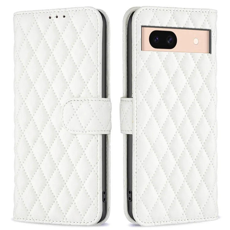 BINFEN COLOR BF Style-14 For Google Pixel 8a Case Wallet Stand Leather Cover