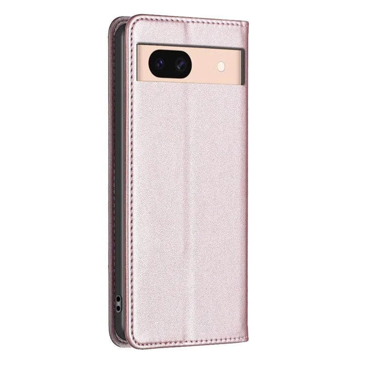 BINFEN COLOR BF18 For Google Pixel 8a Case PU Leather Phone Cover with Card Slots