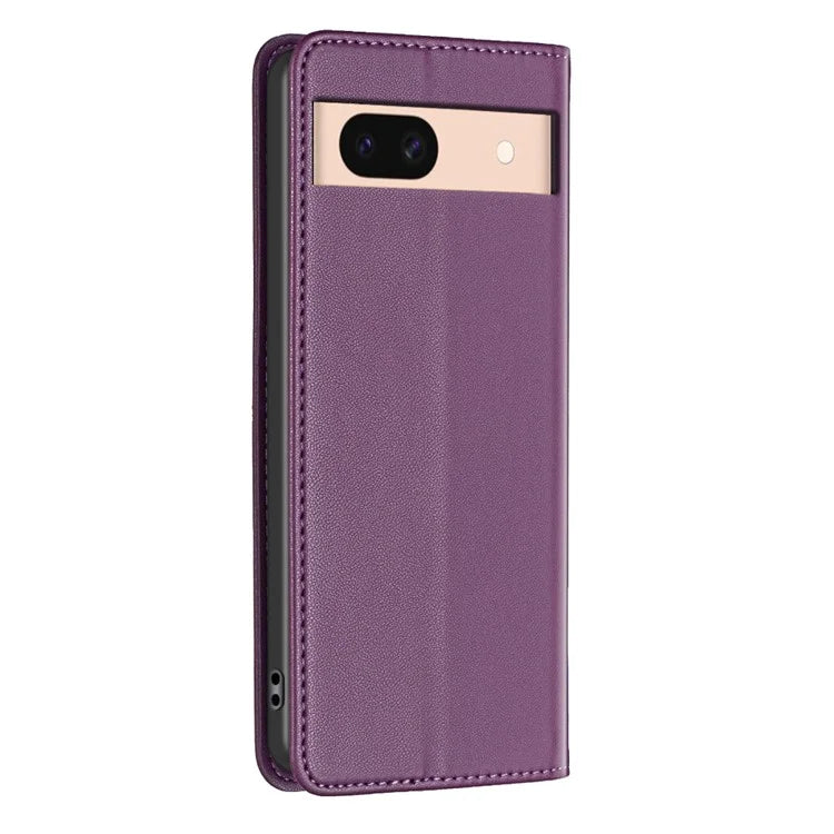 BINFEN COLOR BF18 For Google Pixel 8a Case PU Leather Phone Cover with Card Slots
