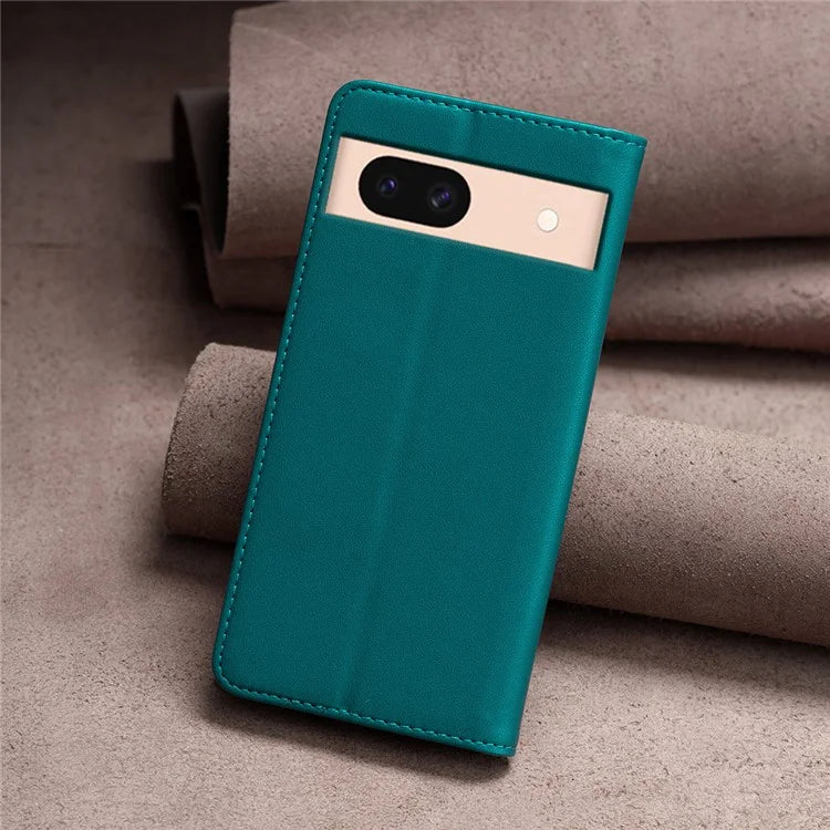 BINFEN COLOR BF18 For Google Pixel 8a Case PU Leather Phone Cover with Card Slots