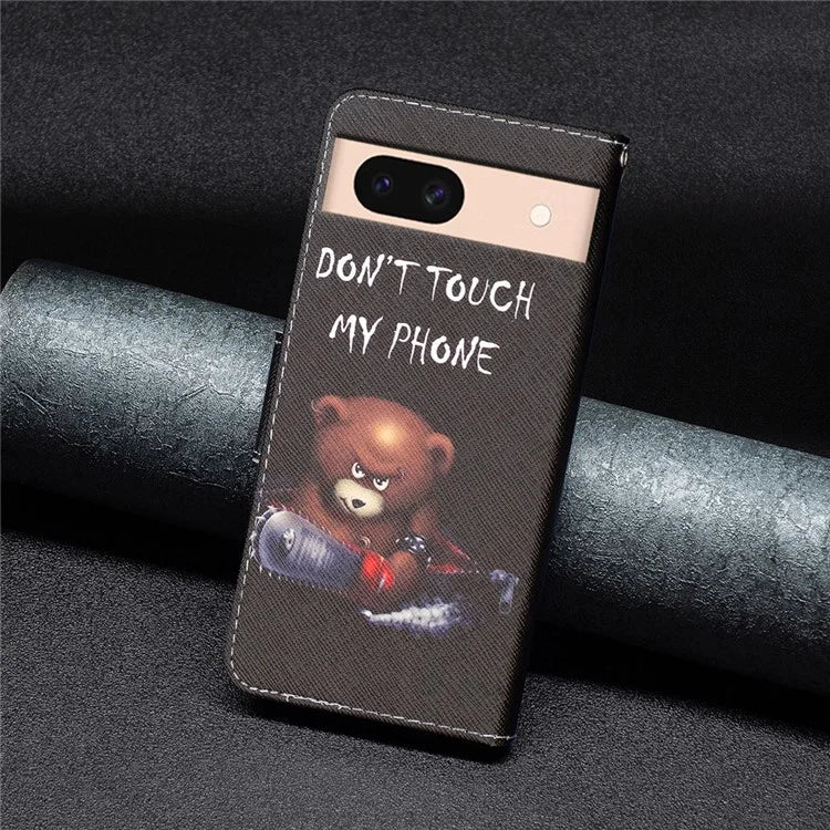 For Google Pixel 8a Case Wallet Stand Pattern Phone Cover