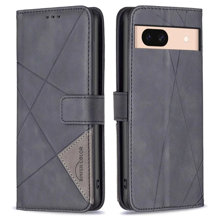 BINFEN COLOR BF05 For Google Pixel 8a Case Phone Wallet Cover PU Leather Shell