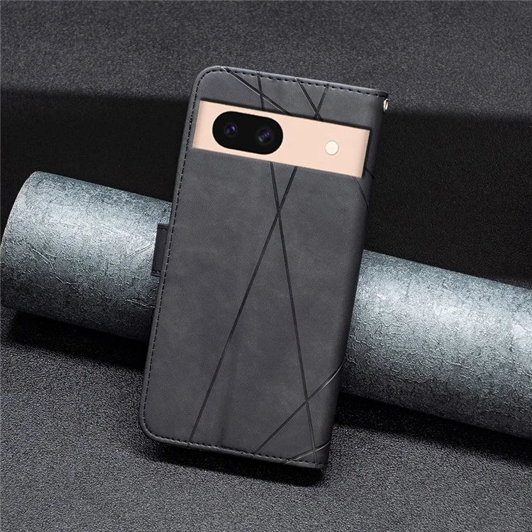 BINFEN COLOR BF05 For Google Pixel 8a Case Phone Wallet Cover PU Leather Shell