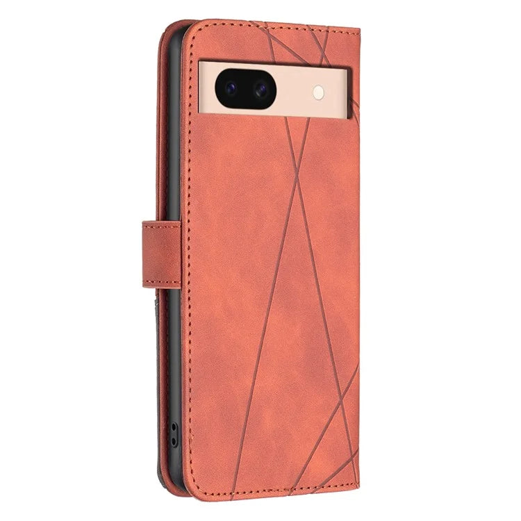 BINFEN COLOR BF05 For Google Pixel 8a Case Phone Wallet Cover PU Leather Shell