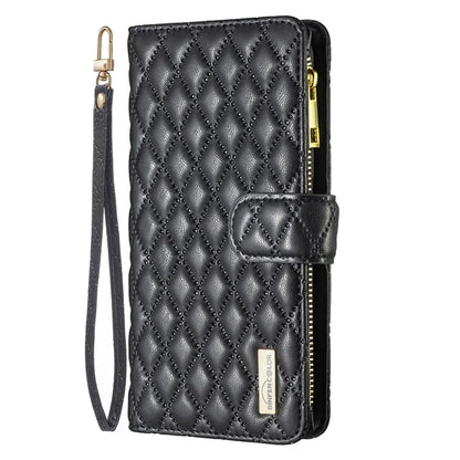 BINFEN COLOR BF Style-15 For Google Pixel 8a Case Zipper Wallet Leather Stand Cover