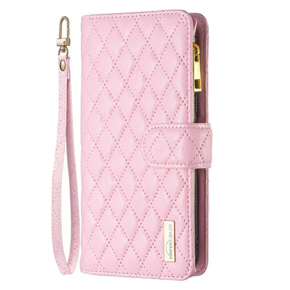 BINFEN COLOR BF Style-15 For Google Pixel 8a Case Zipper Wallet Leather Stand Cover
