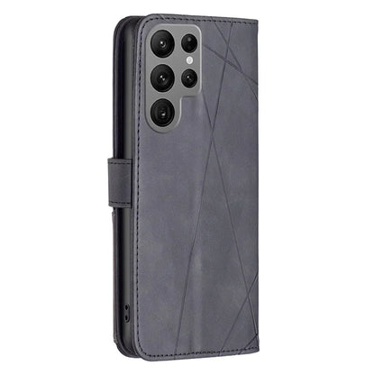 BINFEN COLOR BF05 For Samsung Galaxy S24 Ultra Case PU Leather Folio Flip Phone Cover