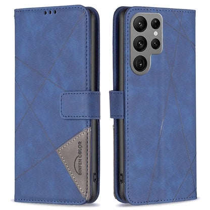 BINFEN COLOR BF05 For Samsung Galaxy S24 Ultra Case PU Leather Folio Flip Phone Cover
