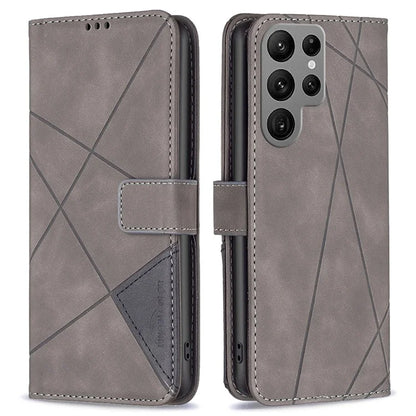 BINFEN COLOR BF05 For Samsung Galaxy S24 Ultra Case PU Leather Folio Flip Phone Cover