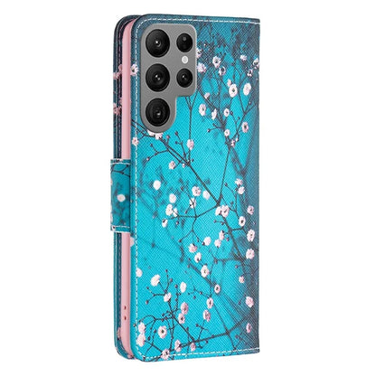 For Samsung Galaxy S24 Ultra Case Wallet Pattern Printing Phone Cover