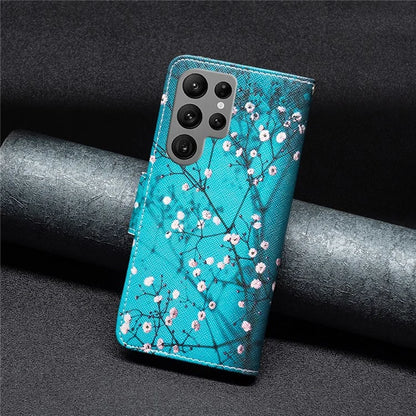 For Samsung Galaxy S24 Ultra Case Wallet Pattern Printing Phone Cover