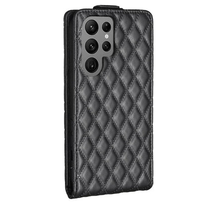 BF30 For Samsung Galaxy S24 Ultra Case Vertical Flip Phone Cover with Card Holder