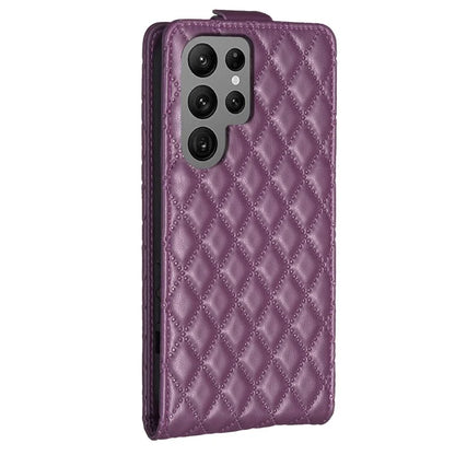 BF30 For Samsung Galaxy S24 Ultra Case Vertical Flip Phone Cover with Card Holder