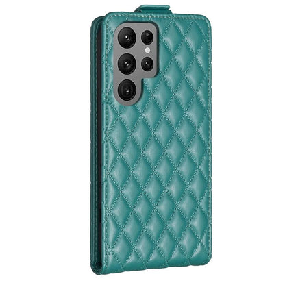BF30 For Samsung Galaxy S24 Ultra Case Vertical Flip Phone Cover with Card Holder