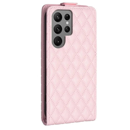 BF30 For Samsung Galaxy S24 Ultra Case Vertical Flip Phone Cover with Card Holder