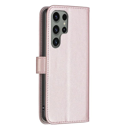 BINFEN COLOR BF17 For Samsung Galaxy S24 Ultra Leather Case Stand Phone Cover