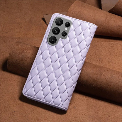 BINFEN COLOR BF Style-16 For Samsung Galaxy S24 Ultra Case Card Holder Leather Cover