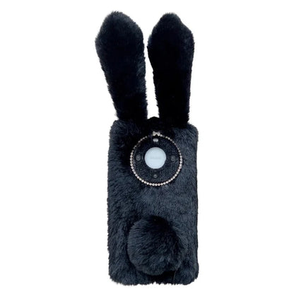 For Huawei Mate 60 Pro+ Case Flexible TPU Cute Furry 3D Bunny Ears Phone Cover