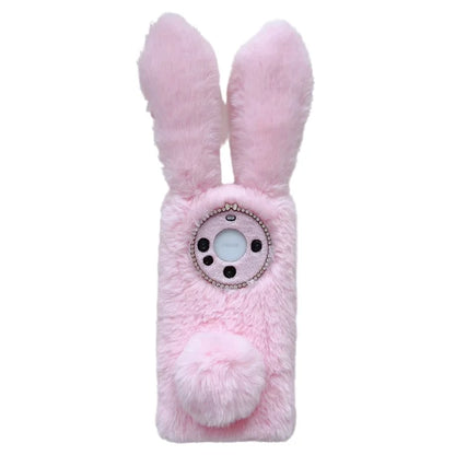 For Huawei Mate 60 Pro+ Case Flexible TPU Cute Furry 3D Bunny Ears Phone Cover