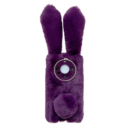 For Huawei Mate 60 Pro+ Case Flexible TPU Cute Furry 3D Bunny Ears Phone Cover