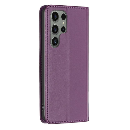 BINFEN COLOR BF18 For Samsung Galaxy S24 Ultra Case Card Holder Magnetic Closing Cover