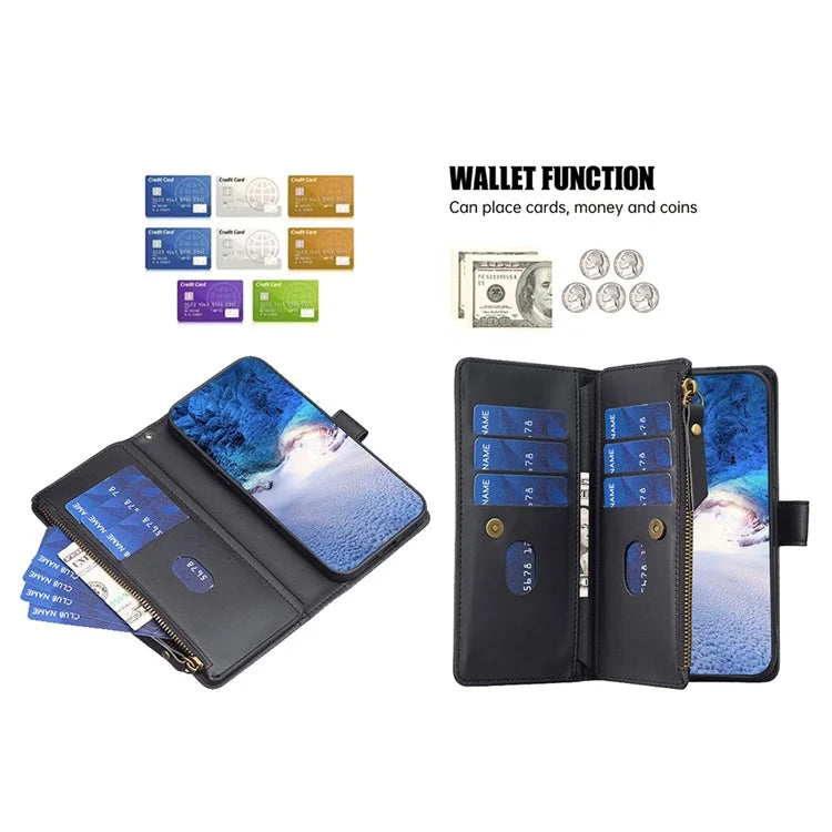 BF Style-19 for Samsung Galaxy S24 Ultra Case Wallet PU Leather Stand Phone Cover