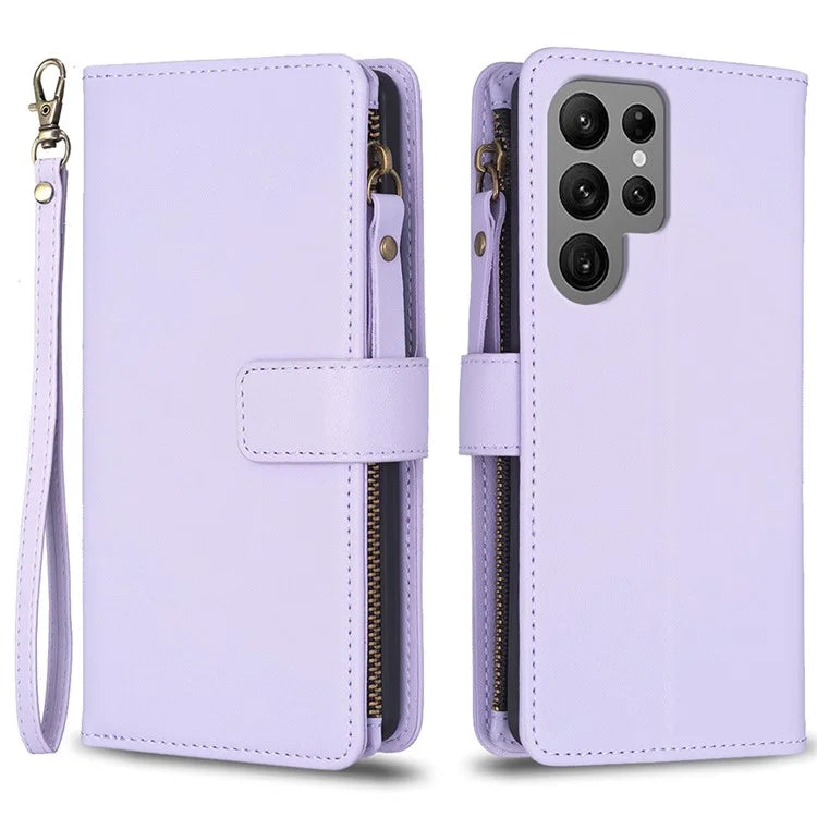 BF Style-19 for Samsung Galaxy S24 Ultra Case Wallet PU Leather Stand Phone Cover