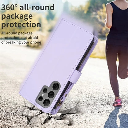 BF Style-19 for Samsung Galaxy S24 Ultra Case Wallet PU Leather Stand Phone Cover