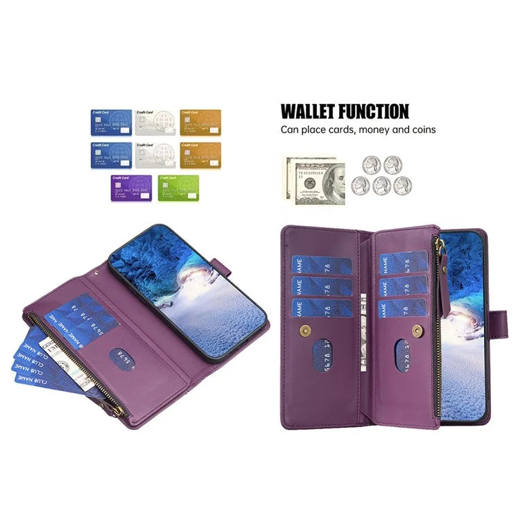 BF Style-19 for Samsung Galaxy S24 Ultra Case Wallet PU Leather Stand Phone Cover