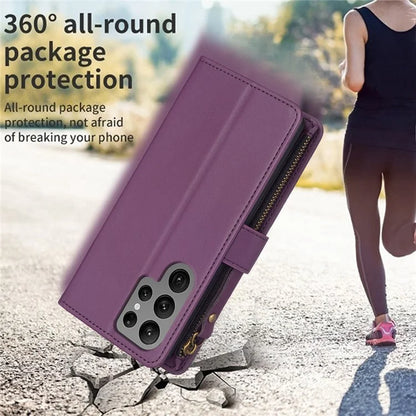 BF Style-19 for Samsung Galaxy S24 Ultra Case Wallet PU Leather Stand Phone Cover