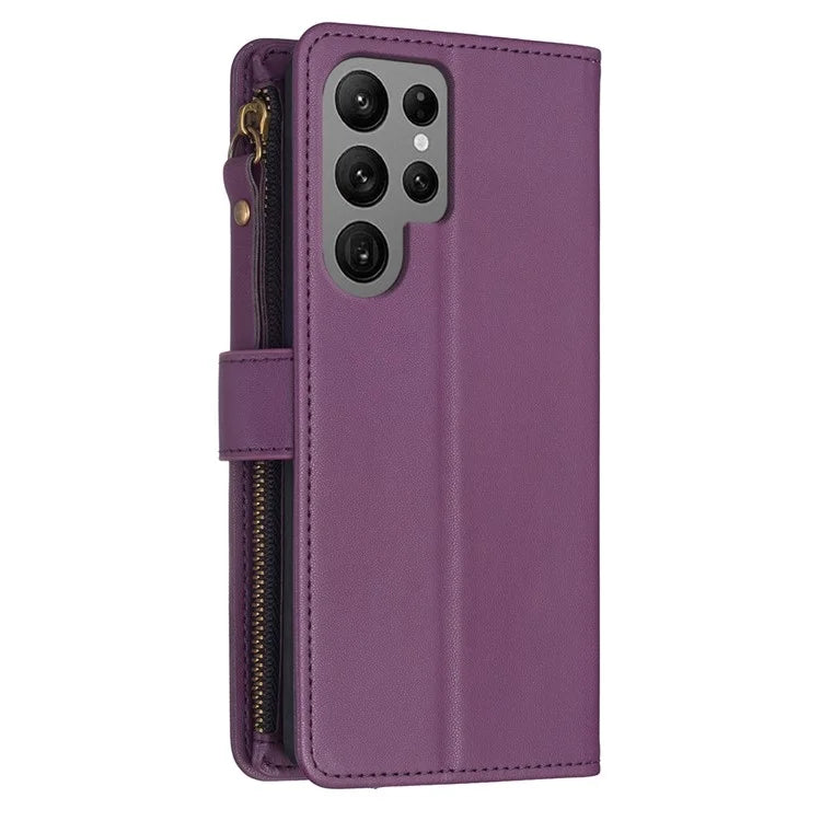 BF Style-19 for Samsung Galaxy S24 Ultra Case Wallet PU Leather Stand Phone Cover