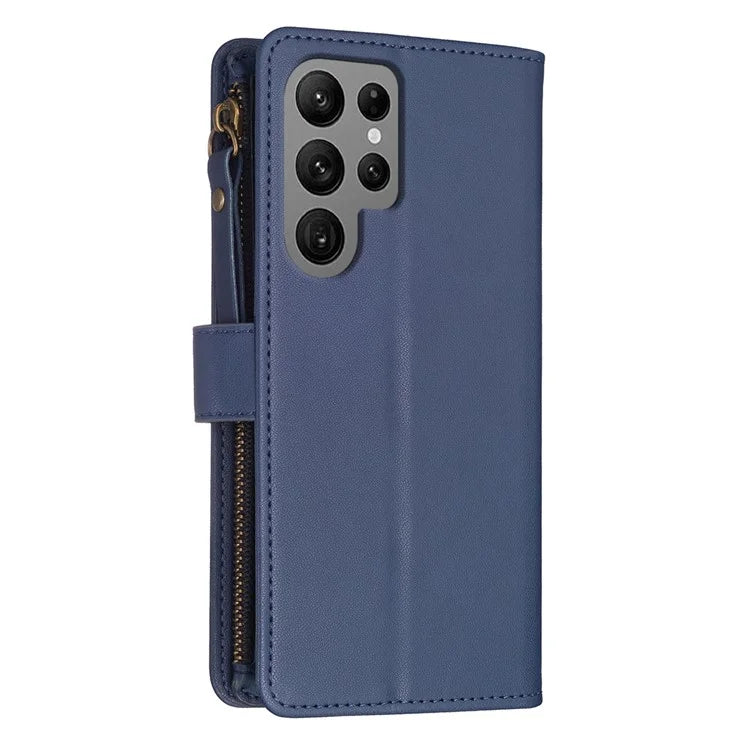 BF Style-19 for Samsung Galaxy S24 Ultra Case Wallet PU Leather Stand Phone Cover