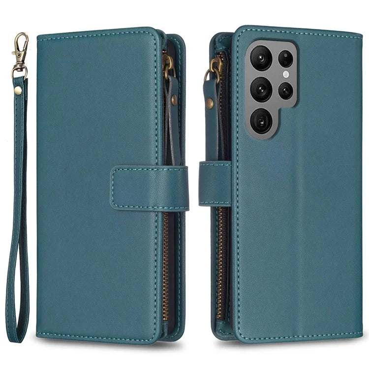 BF Style-19 for Samsung Galaxy S24 Ultra Case Wallet PU Leather Stand Phone Cover