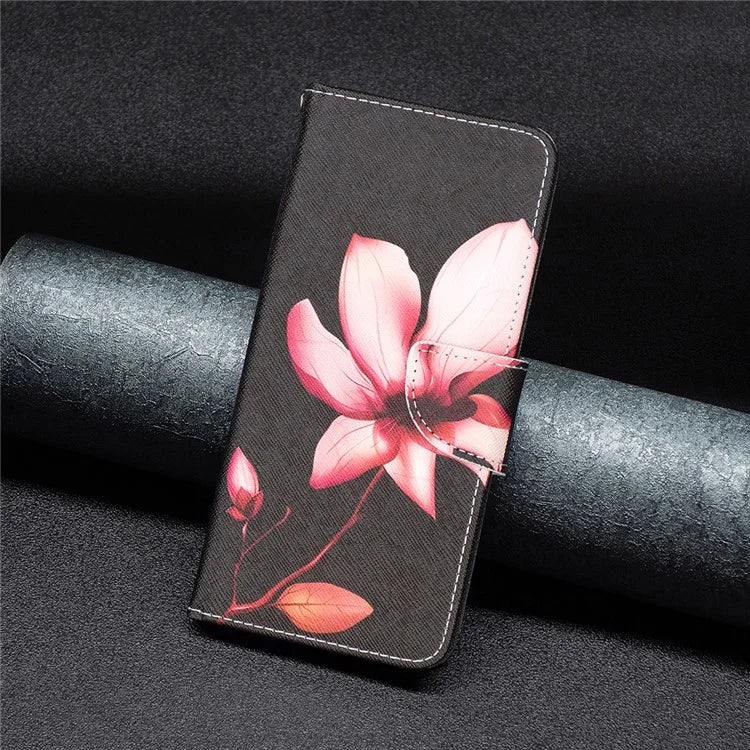 For Samsung Galaxy S24+ Case Magnetic Clasp Leather Wallet Cover