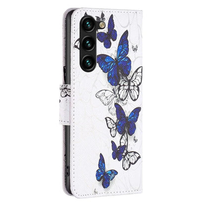 For Samsung Galaxy S24+ Case Magnetic Clasp Leather Wallet Cover
