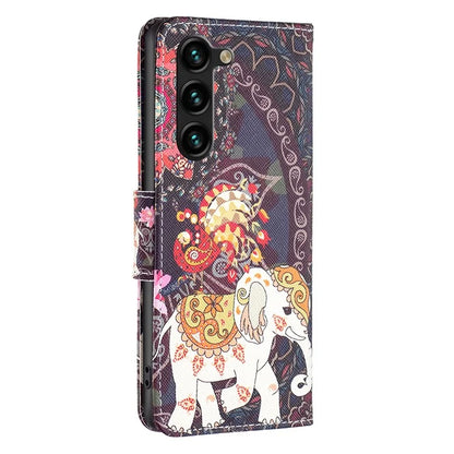 For Samsung Galaxy S24+ Case Magnetic Clasp Leather Wallet Cover