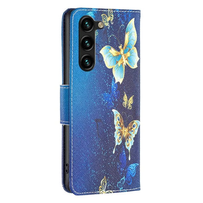 For Samsung Galaxy S24+ Case Magnetic Clasp Leather Wallet Cover