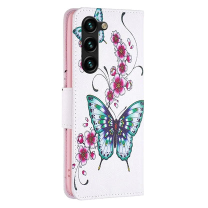 For Samsung Galaxy S24+ Case Magnetic Clasp Leather Wallet Cover