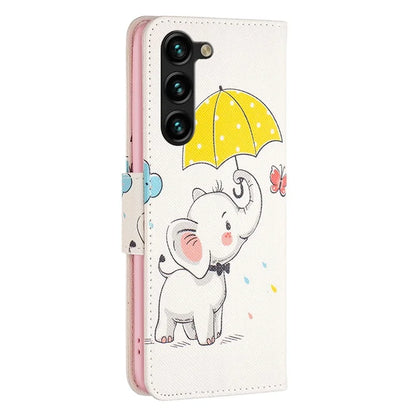 For Samsung Galaxy S24+ Case Magnetic Clasp Leather Wallet Cover