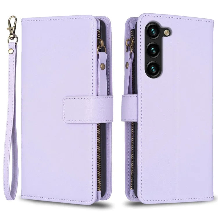 BF Style-19 for Samsung Galaxy S24+ Case Slim PU Leather Stand Phone Cover Wallet