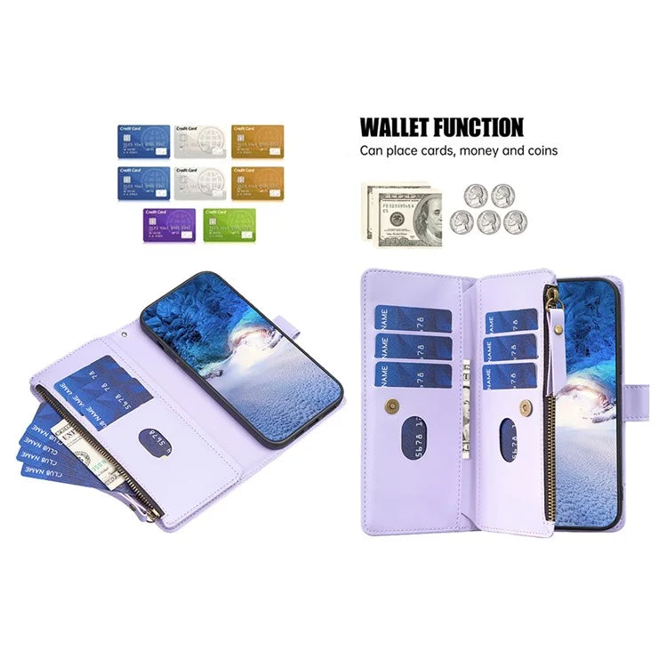 BF Style-19 for Samsung Galaxy S24+ Case Slim PU Leather Stand Phone Cover Wallet